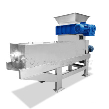 Big output hemp leaf screw press machine/plant waste dewatering machine